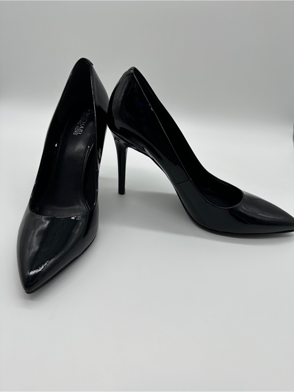 Michael Kors Black Patent Pointed Toe Stiletto Pumps